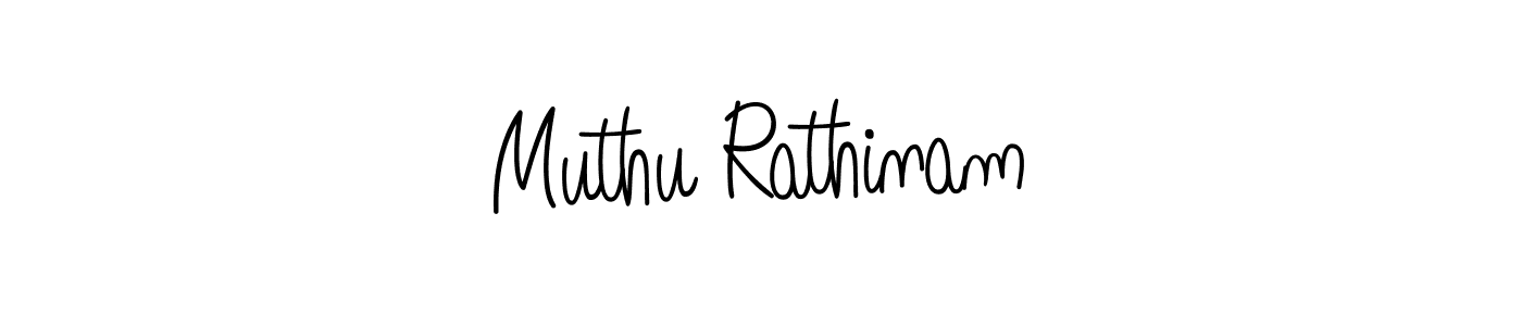 You should practise on your own different ways (Angelique-Rose-font-FFP) to write your name (Muthu Rathinam) in signature. don't let someone else do it for you. Muthu Rathinam signature style 5 images and pictures png