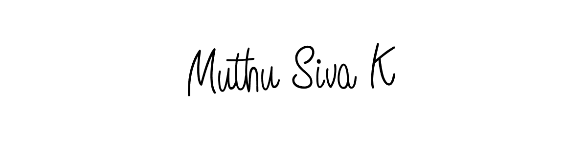 Make a beautiful signature design for name Muthu Siva K. Use this online signature maker to create a handwritten signature for free. Muthu Siva K signature style 5 images and pictures png