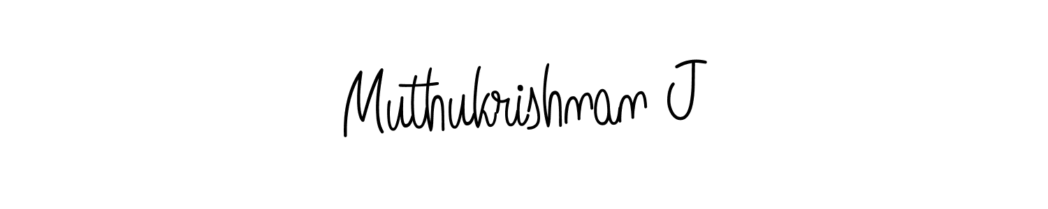 Also we have Muthukrishnan J name is the best signature style. Create professional handwritten signature collection using Angelique-Rose-font-FFP autograph style. Muthukrishnan J signature style 5 images and pictures png