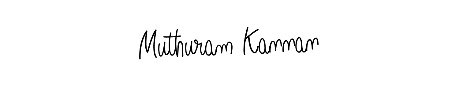 Make a beautiful signature design for name Muthuram Kannan. Use this online signature maker to create a handwritten signature for free. Muthuram Kannan signature style 5 images and pictures png