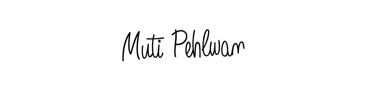 How to make Muti Pehlwan name signature. Use Angelique-Rose-font-FFP style for creating short signs online. This is the latest handwritten sign. Muti Pehlwan signature style 5 images and pictures png