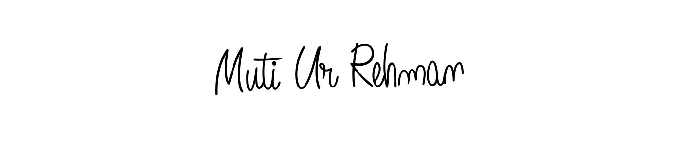 Create a beautiful signature design for name Muti Ur Rehman. With this signature (Angelique-Rose-font-FFP) fonts, you can make a handwritten signature for free. Muti Ur Rehman signature style 5 images and pictures png