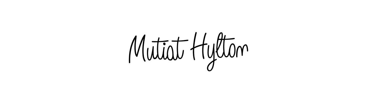 Similarly Angelique-Rose-font-FFP is the best handwritten signature design. Signature creator online .You can use it as an online autograph creator for name Mutiat Hylton. Mutiat Hylton signature style 5 images and pictures png