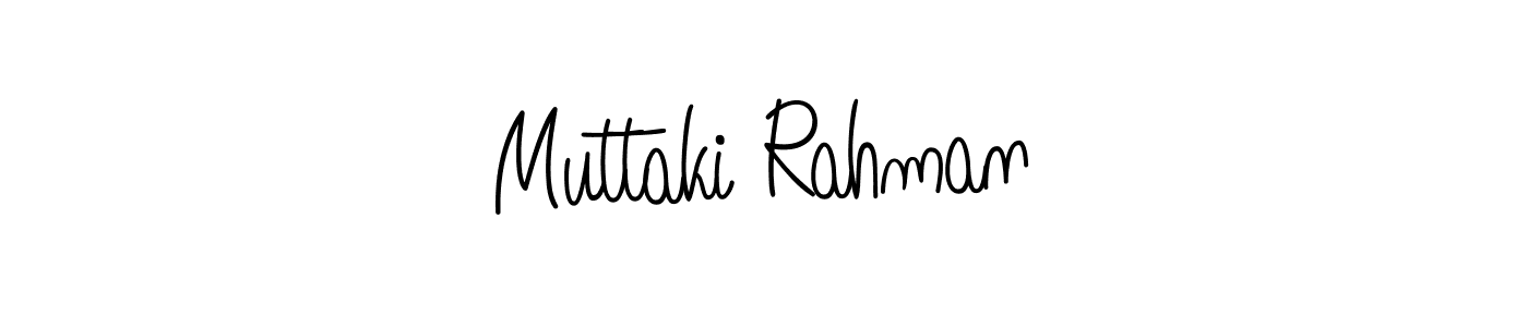 How to Draw Muttaki Rahman signature style? Angelique-Rose-font-FFP is a latest design signature styles for name Muttaki Rahman. Muttaki Rahman signature style 5 images and pictures png