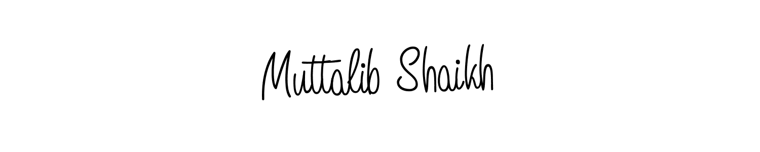 Also we have Muttalib Shaikh name is the best signature style. Create professional handwritten signature collection using Angelique-Rose-font-FFP autograph style. Muttalib Shaikh signature style 5 images and pictures png