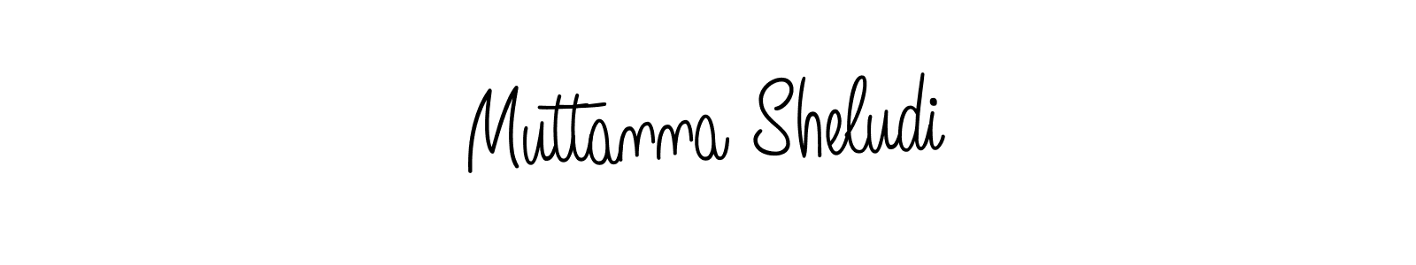 Use a signature maker to create a handwritten signature online. With this signature software, you can design (Angelique-Rose-font-FFP) your own signature for name Muttanna Sheludi. Muttanna Sheludi signature style 5 images and pictures png