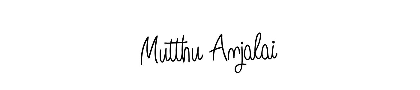 You can use this online signature creator to create a handwritten signature for the name Mutthu Anjalai. This is the best online autograph maker. Mutthu Anjalai signature style 5 images and pictures png