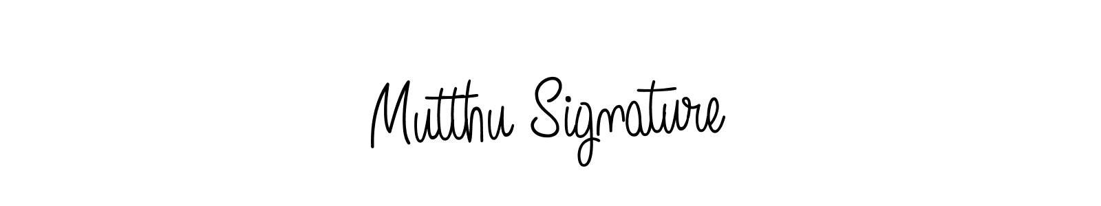 How to make Mutthu Signature name signature. Use Angelique-Rose-font-FFP style for creating short signs online. This is the latest handwritten sign. Mutthu Signature signature style 5 images and pictures png