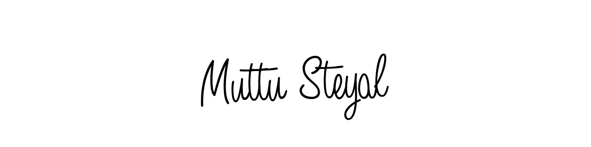 Also we have Muttu Steyal name is the best signature style. Create professional handwritten signature collection using Angelique-Rose-font-FFP autograph style. Muttu Steyal signature style 5 images and pictures png