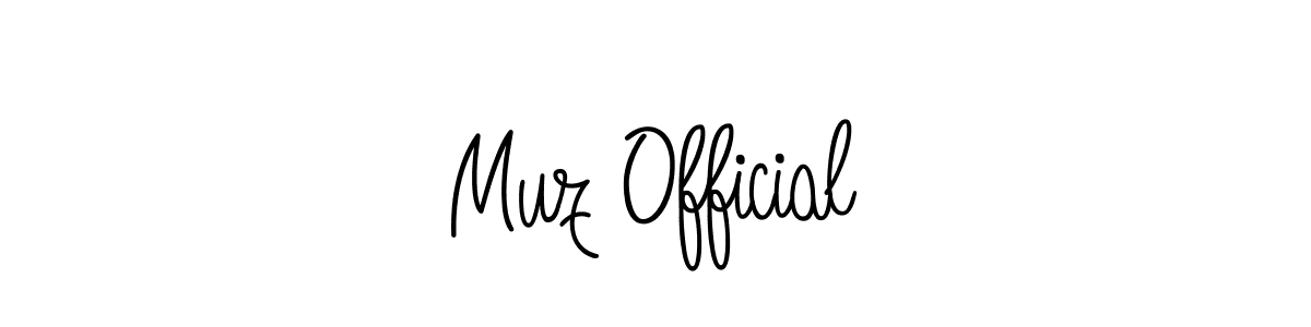 Make a beautiful signature design for name Muz Official. Use this online signature maker to create a handwritten signature for free. Muz Official signature style 5 images and pictures png