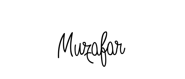 Muzafar stylish signature style. Best Handwritten Sign (Angelique-Rose-font-FFP) for my name. Handwritten Signature Collection Ideas for my name Muzafar. Muzafar signature style 5 images and pictures png