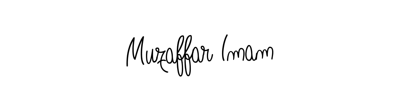 Design your own signature with our free online signature maker. With this signature software, you can create a handwritten (Angelique-Rose-font-FFP) signature for name Muzaffar Imam. Muzaffar Imam signature style 5 images and pictures png