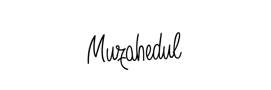 Make a beautiful signature design for name Muzahedul. Use this online signature maker to create a handwritten signature for free. Muzahedul signature style 5 images and pictures png