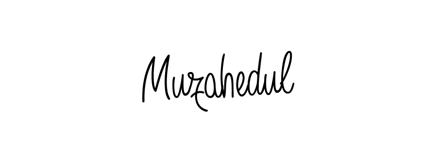 Make a beautiful signature design for name Muzahedul. Use this online signature maker to create a handwritten signature for free. Muzahedul signature style 5 images and pictures png