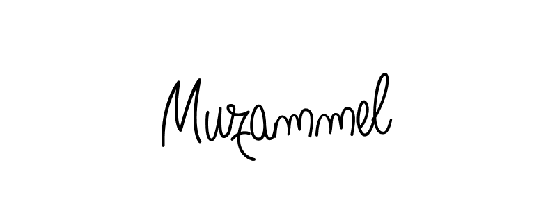 Create a beautiful signature design for name Muzammel. With this signature (Angelique-Rose-font-FFP) fonts, you can make a handwritten signature for free. Muzammel signature style 5 images and pictures png