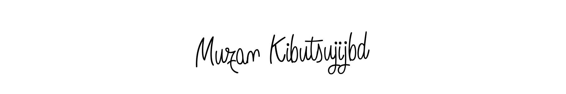 Use a signature maker to create a handwritten signature online. With this signature software, you can design (Angelique-Rose-font-FFP) your own signature for name Muzan Kibutsujijbd. Muzan Kibutsujijbd signature style 5 images and pictures png