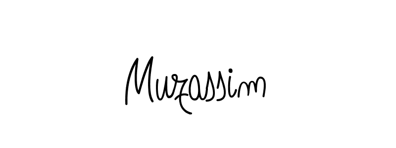 Design your own signature with our free online signature maker. With this signature software, you can create a handwritten (Angelique-Rose-font-FFP) signature for name Muzassim. Muzassim signature style 5 images and pictures png