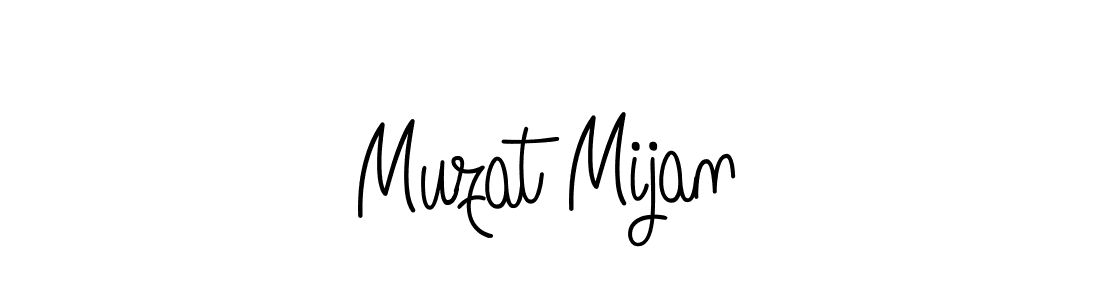 Make a beautiful signature design for name Muzat Mijan. With this signature (Angelique-Rose-font-FFP) style, you can create a handwritten signature for free. Muzat Mijan signature style 5 images and pictures png