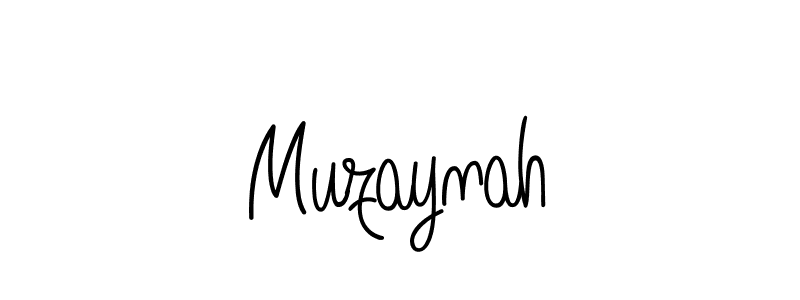 if you are searching for the best signature style for your name Muzaynah. so please give up your signature search. here we have designed multiple signature styles  using Angelique-Rose-font-FFP. Muzaynah signature style 5 images and pictures png