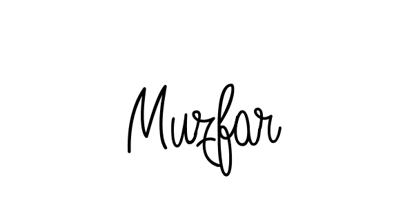 How to make Muzfar signature? Angelique-Rose-font-FFP is a professional autograph style. Create handwritten signature for Muzfar name. Muzfar signature style 5 images and pictures png