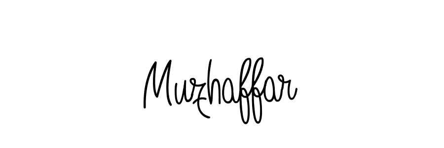 Also we have Muzhaffar name is the best signature style. Create professional handwritten signature collection using Angelique-Rose-font-FFP autograph style. Muzhaffar signature style 5 images and pictures png
