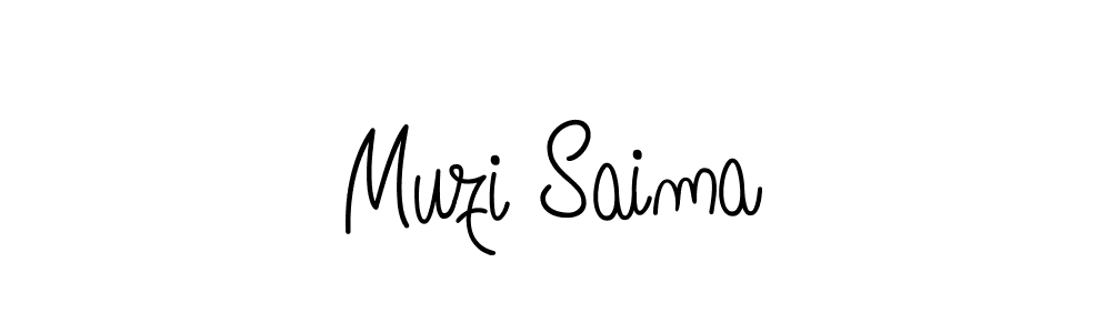 It looks lik you need a new signature style for name Muzi Saima. Design unique handwritten (Angelique-Rose-font-FFP) signature with our free signature maker in just a few clicks. Muzi Saima signature style 5 images and pictures png