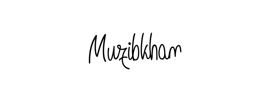 How to Draw Muzibkhan signature style? Angelique-Rose-font-FFP is a latest design signature styles for name Muzibkhan. Muzibkhan signature style 5 images and pictures png
