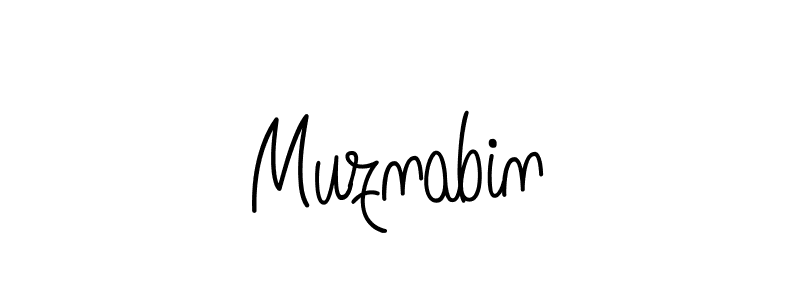 Once you've used our free online signature maker to create your best signature Angelique-Rose-font-FFP style, it's time to enjoy all of the benefits that Muznabin name signing documents. Muznabin signature style 5 images and pictures png