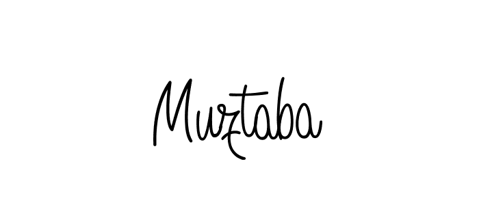 Use a signature maker to create a handwritten signature online. With this signature software, you can design (Angelique-Rose-font-FFP) your own signature for name Muztaba. Muztaba signature style 5 images and pictures png