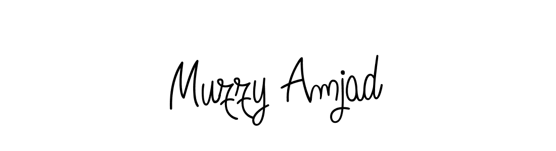 Once you've used our free online signature maker to create your best signature Angelique-Rose-font-FFP style, it's time to enjoy all of the benefits that Muzzy Amjad name signing documents. Muzzy Amjad signature style 5 images and pictures png