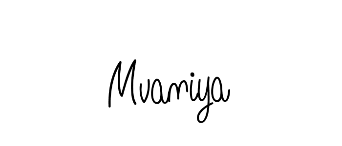 The best way (Angelique-Rose-font-FFP) to make a short signature is to pick only two or three words in your name. The name Mvaniya include a total of six letters. For converting this name. Mvaniya signature style 5 images and pictures png