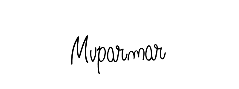 Design your own signature with our free online signature maker. With this signature software, you can create a handwritten (Angelique-Rose-font-FFP) signature for name Mvparmar. Mvparmar signature style 5 images and pictures png