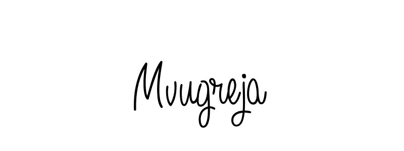 How to Draw Mvugreja signature style? Angelique-Rose-font-FFP is a latest design signature styles for name Mvugreja. Mvugreja signature style 5 images and pictures png