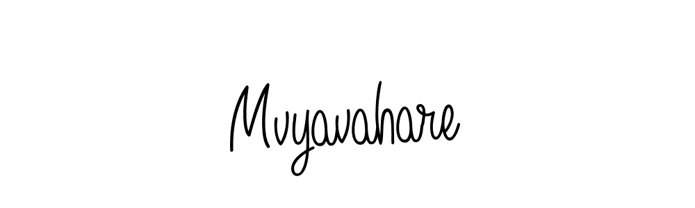 Also we have Mvyavahare name is the best signature style. Create professional handwritten signature collection using Angelique-Rose-font-FFP autograph style. Mvyavahare signature style 5 images and pictures png