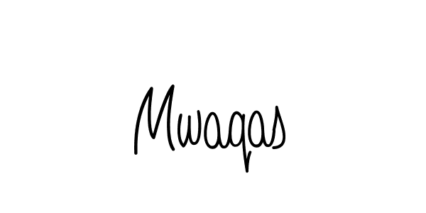 Use a signature maker to create a handwritten signature online. With this signature software, you can design (Angelique-Rose-font-FFP) your own signature for name Mwaqas. Mwaqas signature style 5 images and pictures png
