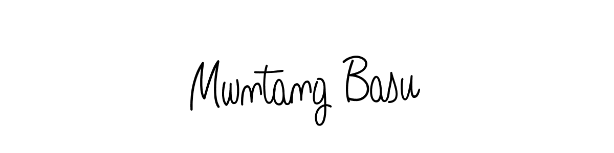 How to make Mwntang Basu signature? Angelique-Rose-font-FFP is a professional autograph style. Create handwritten signature for Mwntang Basu name. Mwntang Basu signature style 5 images and pictures png