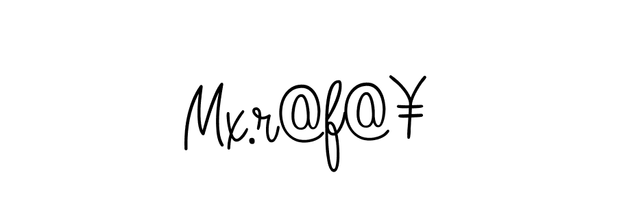 You should practise on your own different ways (Angelique-Rose-font-FFP) to write your name (Mx.r@f@¥) in signature. don't let someone else do it for you. Mx.r@f@¥ signature style 5 images and pictures png