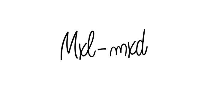 Use a signature maker to create a handwritten signature online. With this signature software, you can design (Angelique-Rose-font-FFP) your own signature for name Mxl-mxd. Mxl-mxd signature style 5 images and pictures png