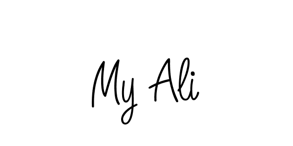 Check out images of Autograph of My Ali name. Actor My Ali Signature Style. Angelique-Rose-font-FFP is a professional sign style online. My Ali signature style 5 images and pictures png