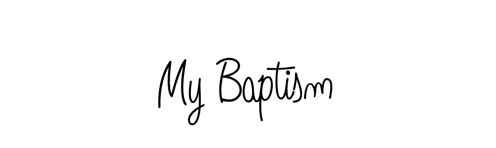 How to Draw My Baptism signature style? Angelique-Rose-font-FFP is a latest design signature styles for name My Baptism. My Baptism signature style 5 images and pictures png