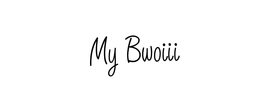 Design your own signature with our free online signature maker. With this signature software, you can create a handwritten (Angelique-Rose-font-FFP) signature for name My Bwoiii. My Bwoiii signature style 5 images and pictures png