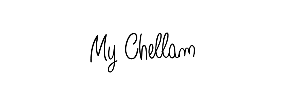 Design your own signature with our free online signature maker. With this signature software, you can create a handwritten (Angelique-Rose-font-FFP) signature for name My Chellam. My Chellam signature style 5 images and pictures png