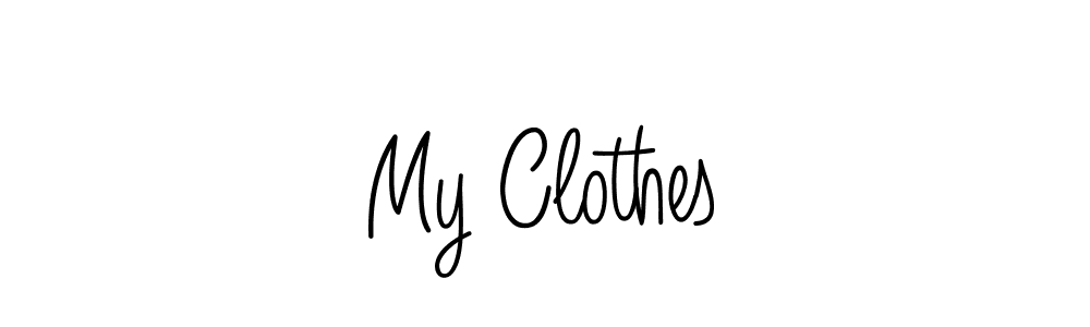 Also You can easily find your signature by using the search form. We will create My Clothes name handwritten signature images for you free of cost using Angelique-Rose-font-FFP sign style. My Clothes signature style 5 images and pictures png