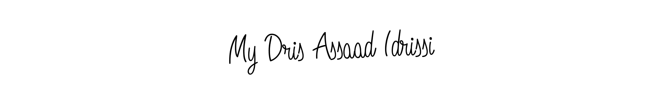 My Dris Assaad Idrissi stylish signature style. Best Handwritten Sign (Angelique-Rose-font-FFP) for my name. Handwritten Signature Collection Ideas for my name My Dris Assaad Idrissi. My Dris Assaad Idrissi signature style 5 images and pictures png