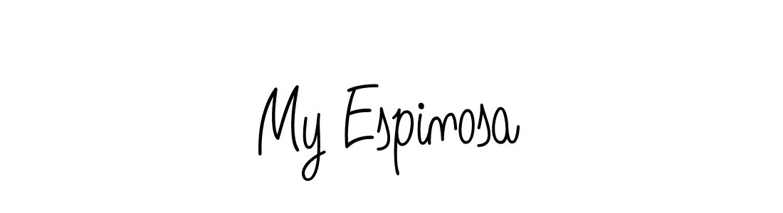 This is the best signature style for the My Espinosa name. Also you like these signature font (Angelique-Rose-font-FFP). Mix name signature. My Espinosa signature style 5 images and pictures png