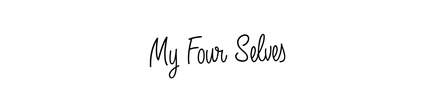 You should practise on your own different ways (Angelique-Rose-font-FFP) to write your name (My Four Selves) in signature. don't let someone else do it for you. My Four Selves signature style 5 images and pictures png