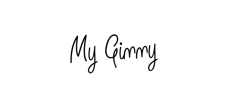Design your own signature with our free online signature maker. With this signature software, you can create a handwritten (Angelique-Rose-font-FFP) signature for name My Ginny. My Ginny signature style 5 images and pictures png