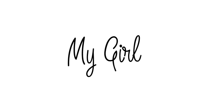 Make a beautiful signature design for name My Girl. Use this online signature maker to create a handwritten signature for free. My Girl signature style 5 images and pictures png