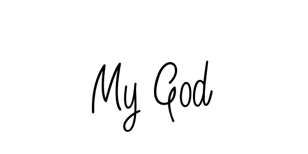 Make a beautiful signature design for name My God. With this signature (Angelique-Rose-font-FFP) style, you can create a handwritten signature for free. My God signature style 5 images and pictures png