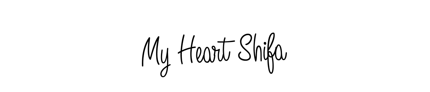 Also You can easily find your signature by using the search form. We will create My Heart Shifa name handwritten signature images for you free of cost using Angelique-Rose-font-FFP sign style. My Heart Shifa signature style 5 images and pictures png